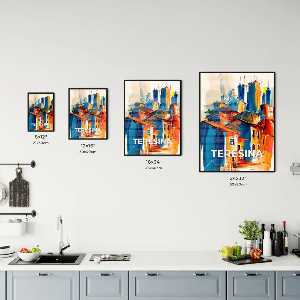 Vibrant Teresina, Brazil Kitchen Art