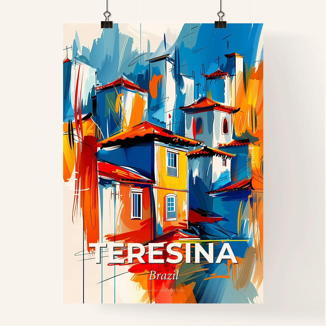 Vibrant Teresina, Brazil Poster