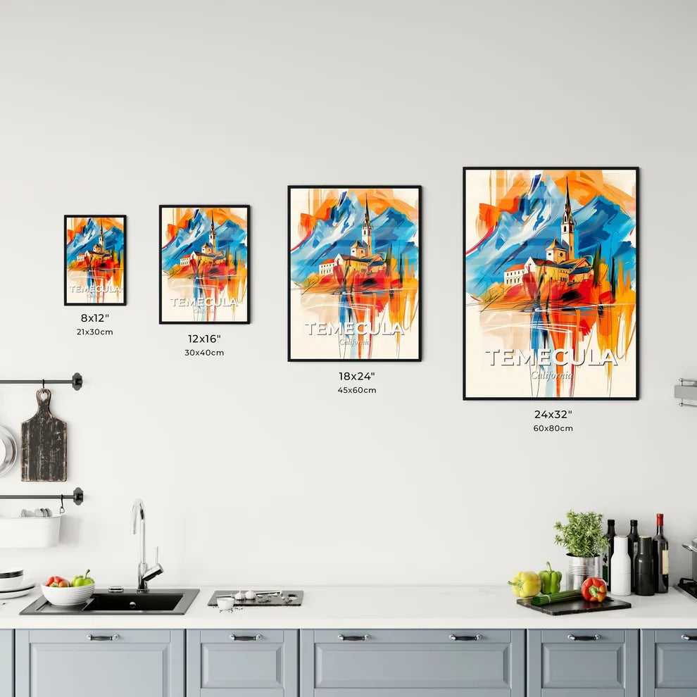 Vibrant Temecula, California Kitchen Art
