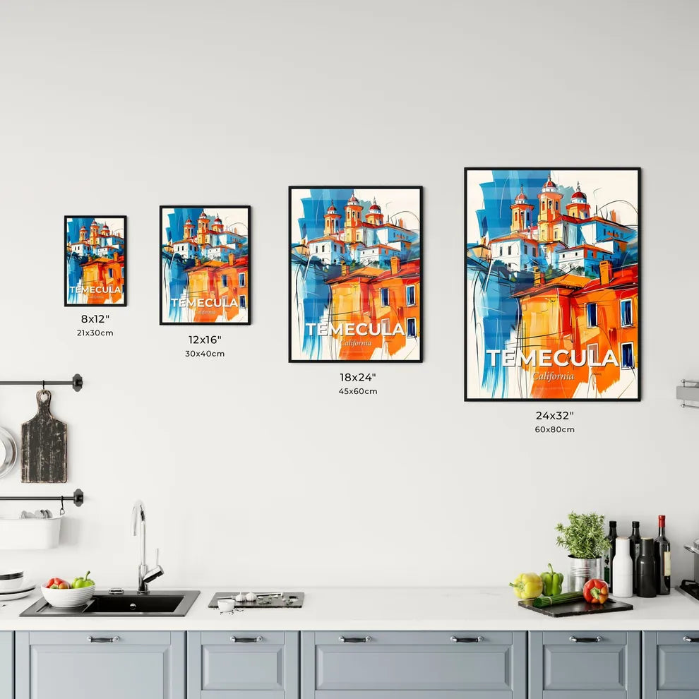 Vibrant Temecula, California Kitchen Art