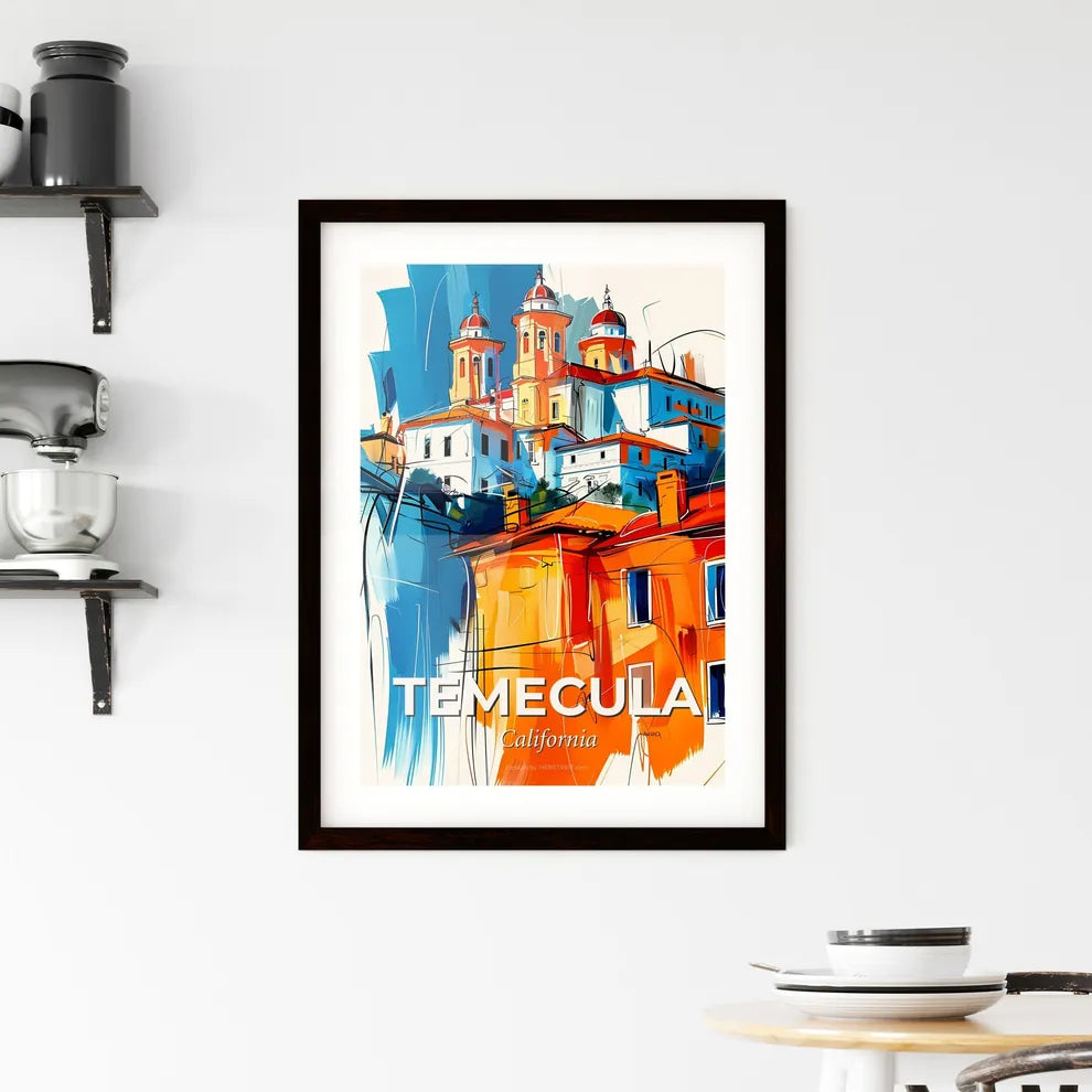 Vibrant Temecula, California Framed Print