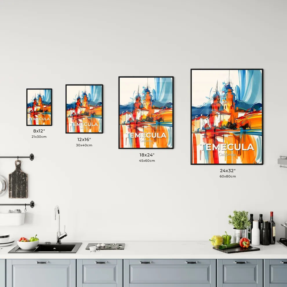 Vibrant Temecula, California Kitchen Art