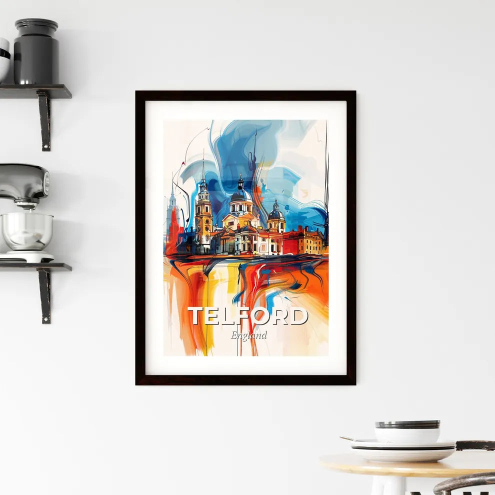 Vibrant Telford, England Framed Print