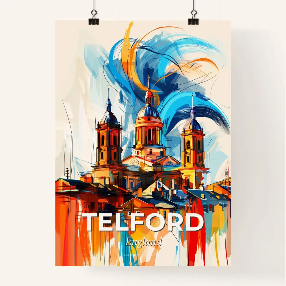 Vibrant Telford, England Poster