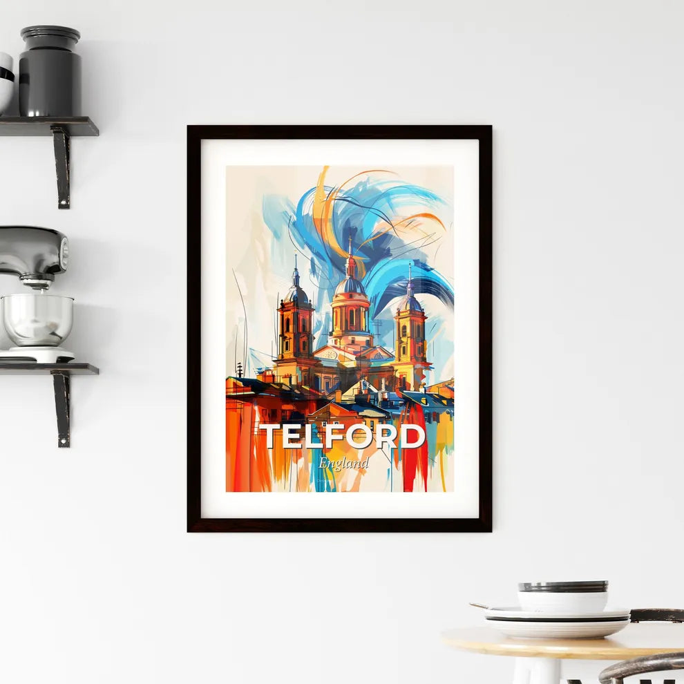 Vibrant Telford, England Framed Print