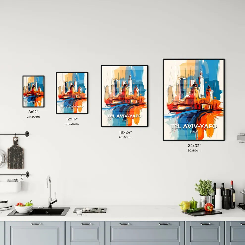 Vibrant Tel Avi Kitchen Art