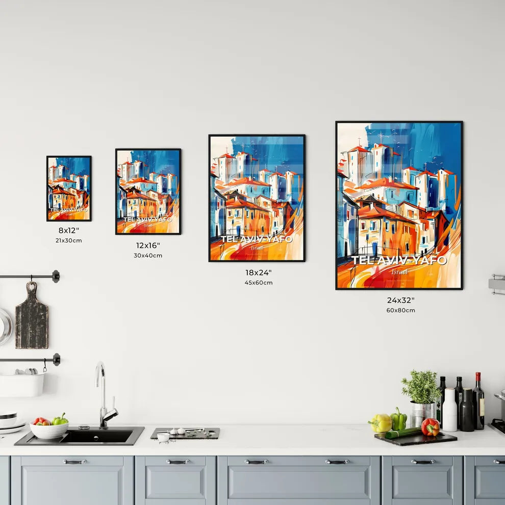 Vibrant Tel Avi Kitchen Art