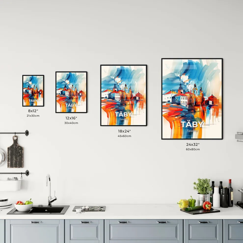 Vibrant Täby, Sweden Kitchen Art