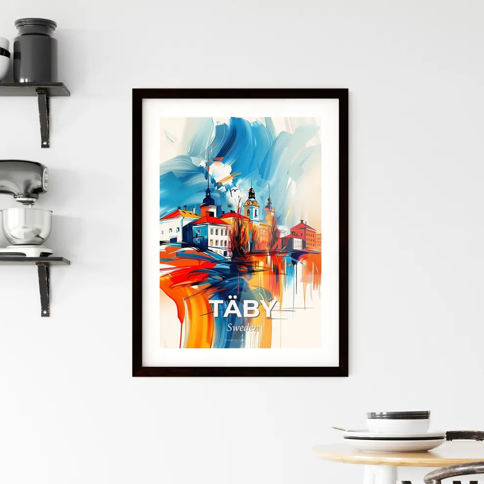 Vibrant Täby, Sweden Framed Print