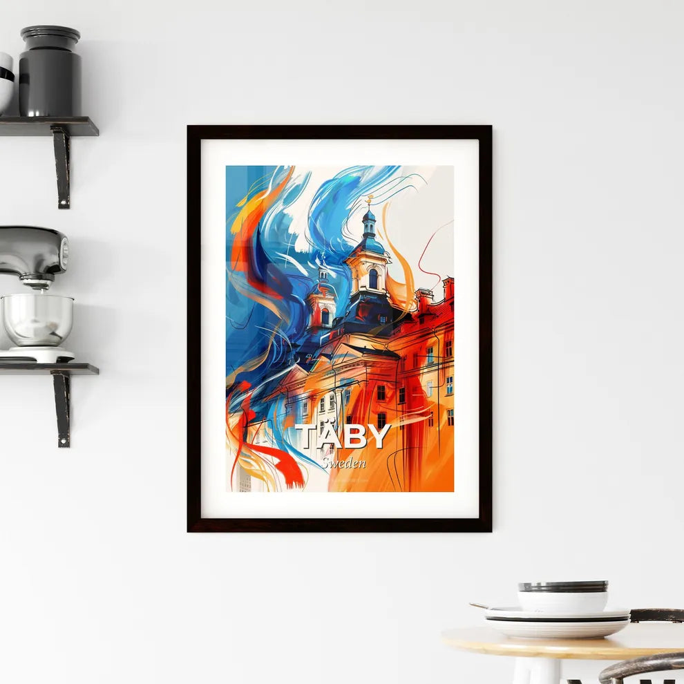 Vibrant Täby, Sweden Framed Print