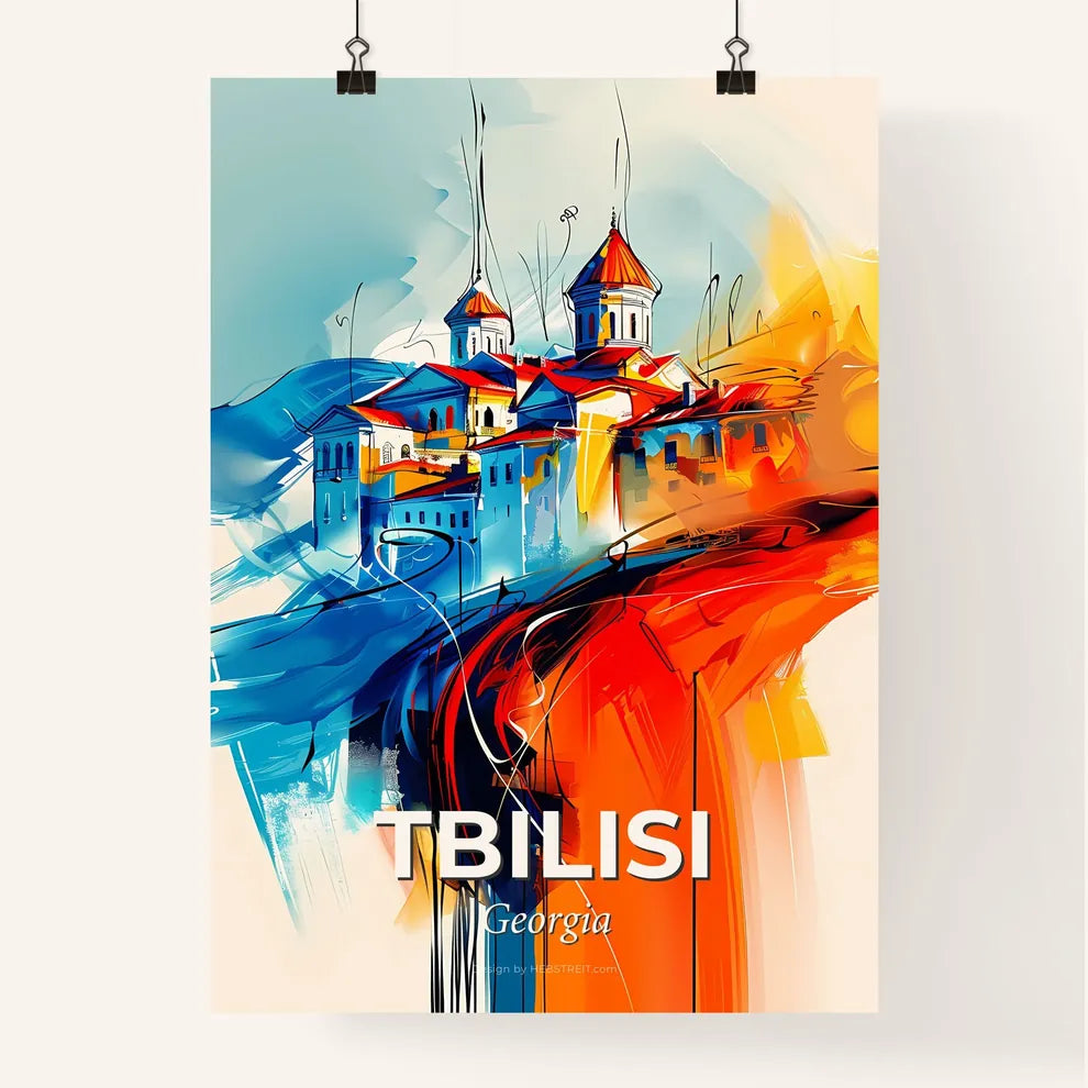 Vibrant Tbilisi, Georgia Poster