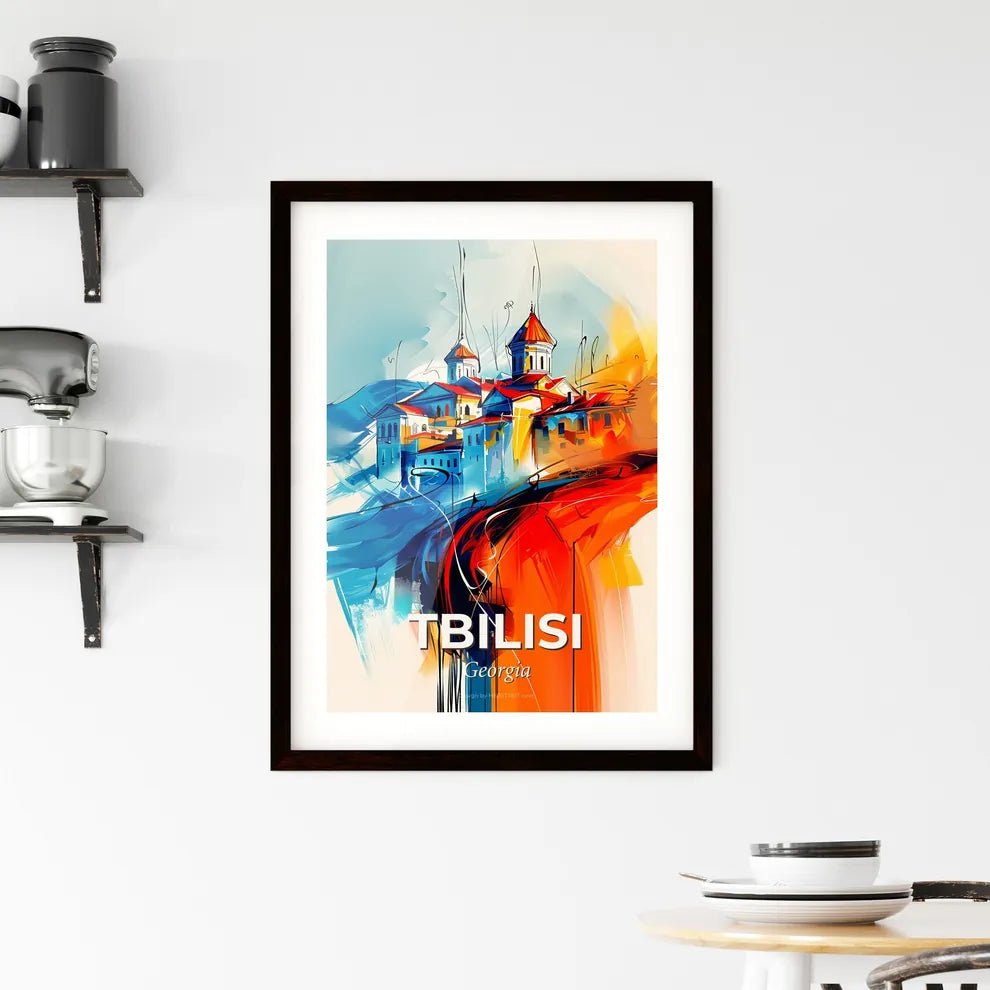 Vibrant Tbilisi, Georgia Framed Print