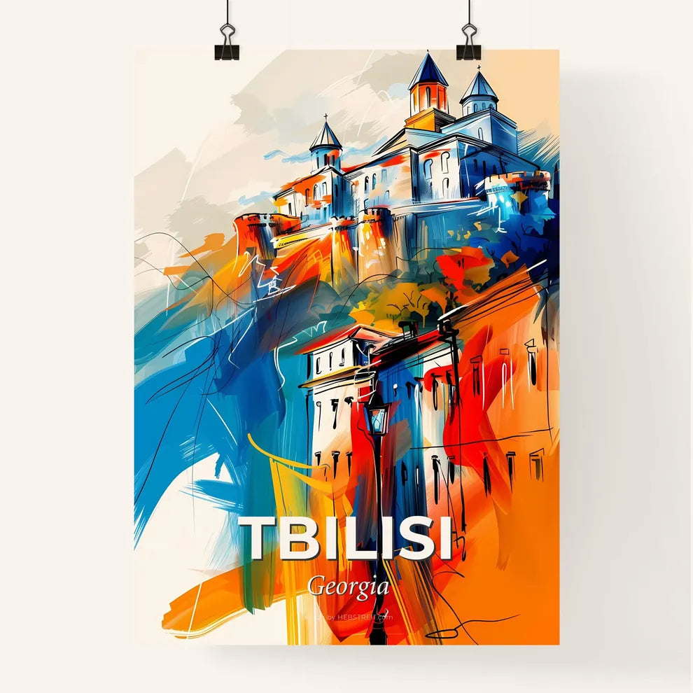 Vibrant Tbilisi, Georgia Poster