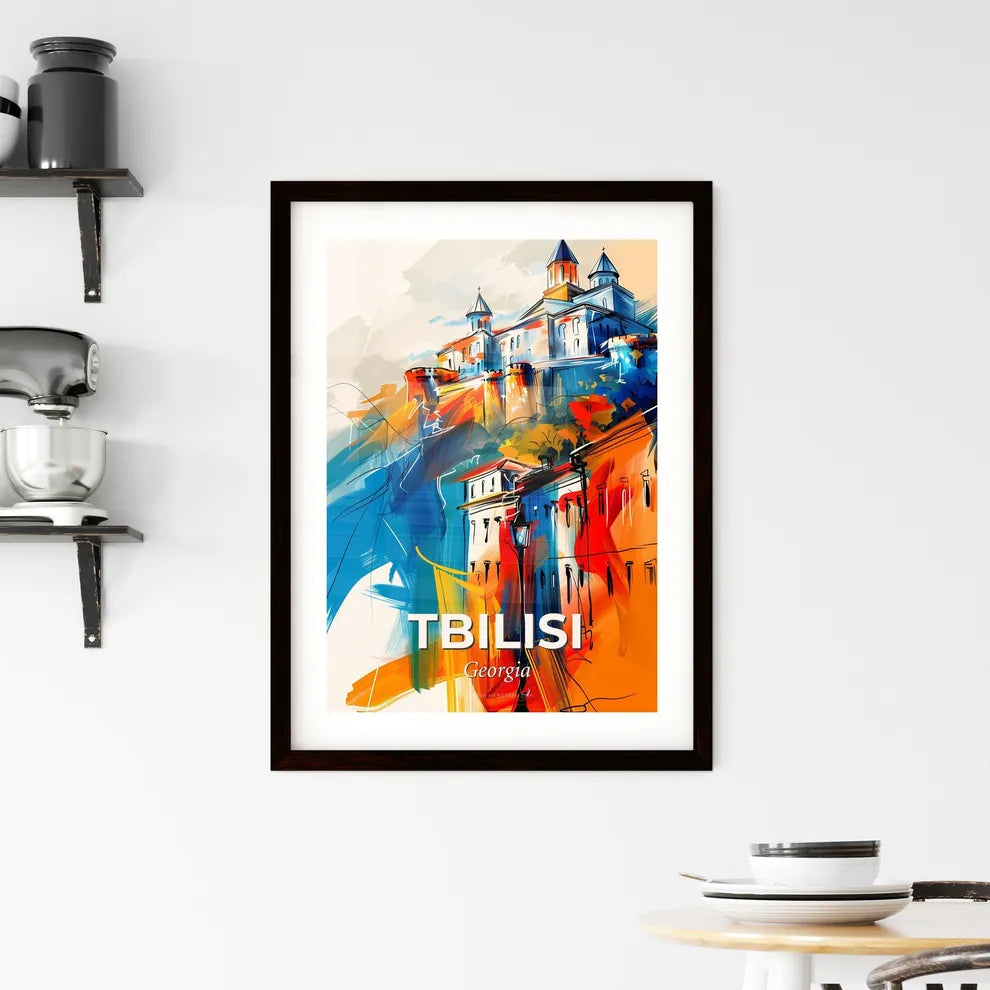 Vibrant Tbilisi, Georgia Framed Print