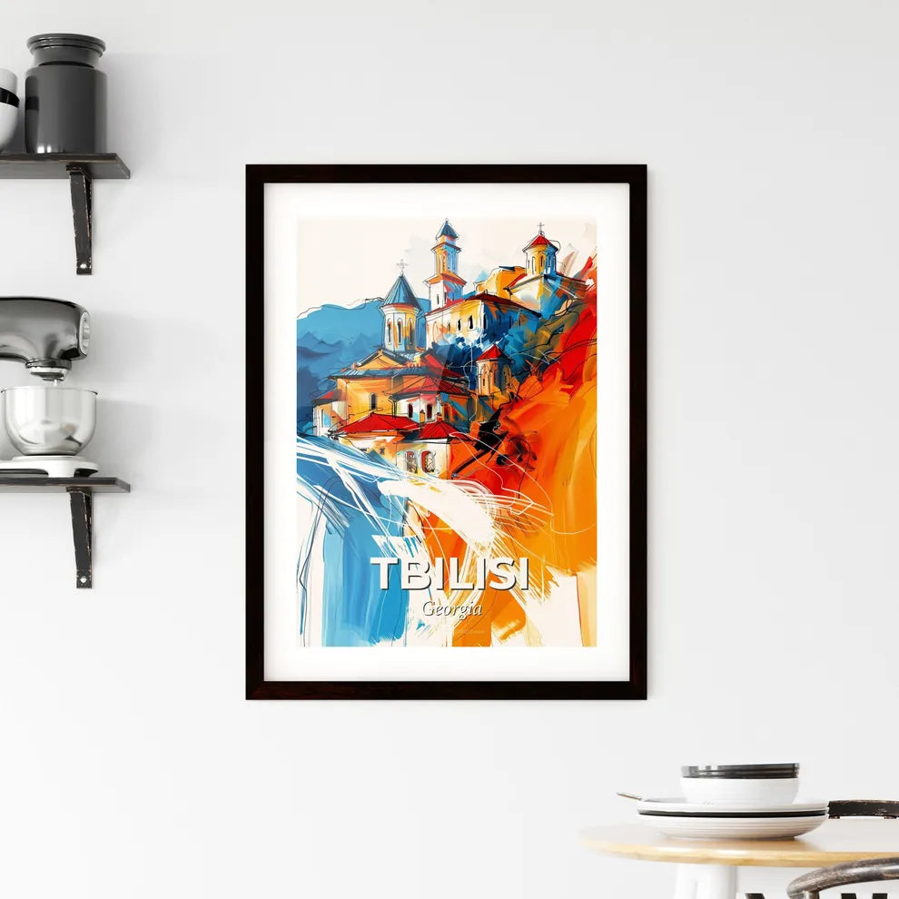 Vibrant Tbilisi, Georgia Framed Print