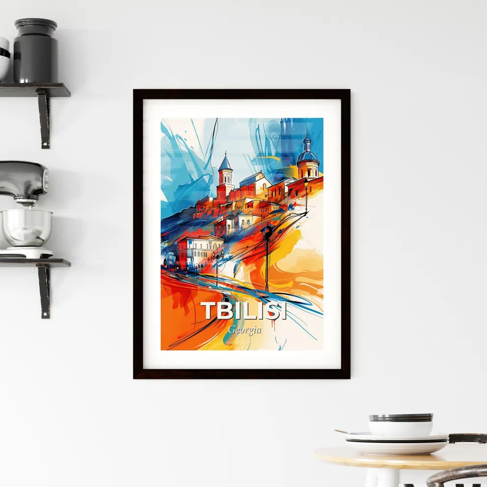 Vibrant Tbilisi, Georgia Framed Print