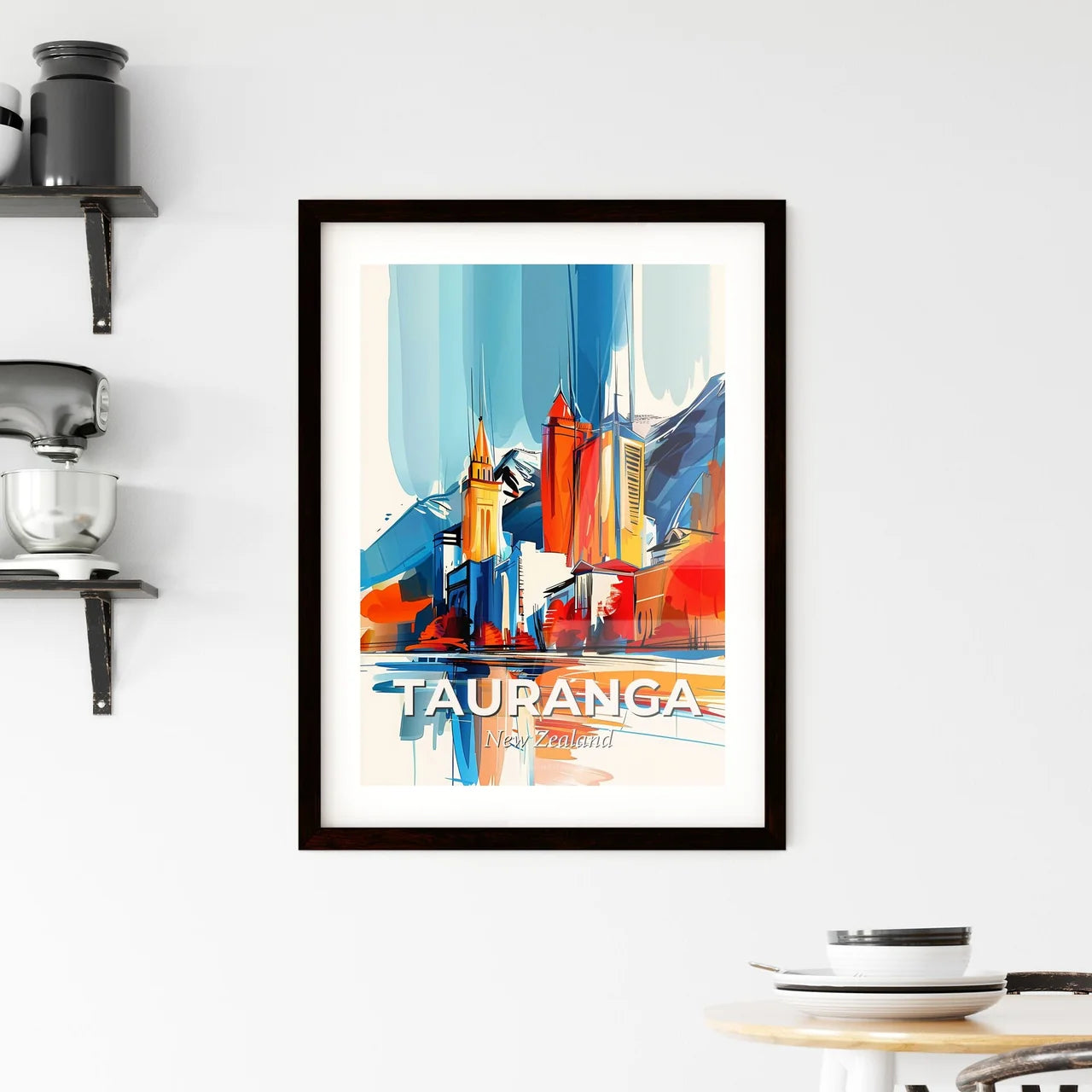 Vibrant Tauranga, New Zealand Framed Print