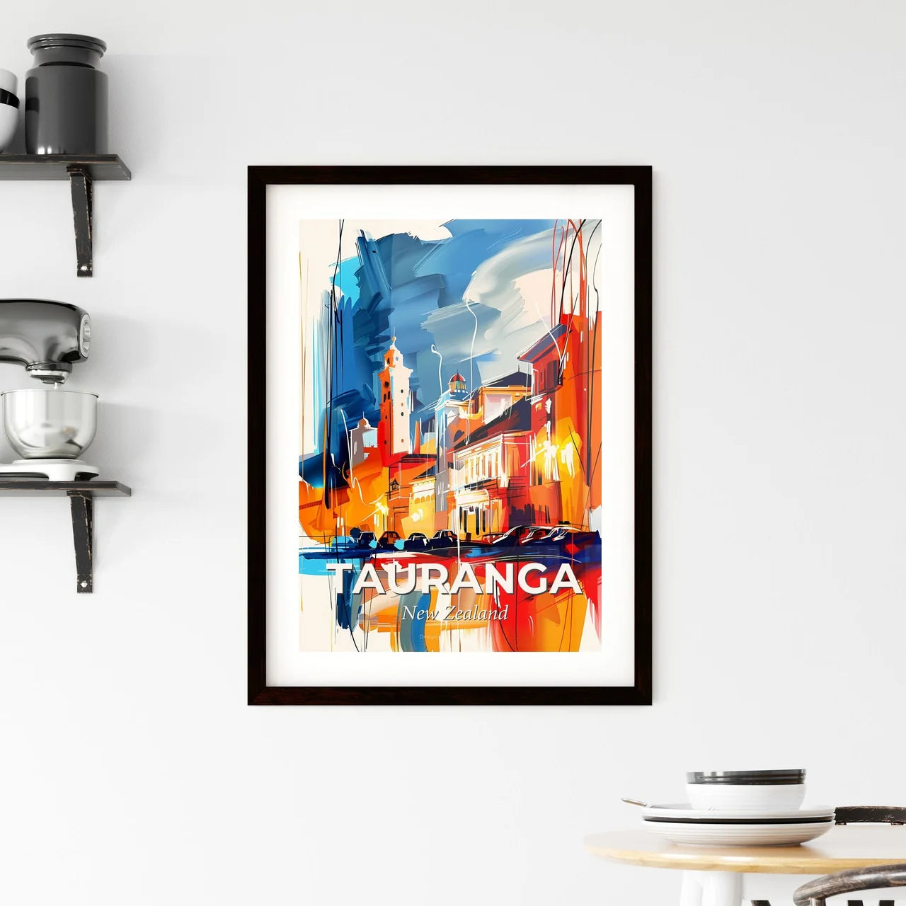 Vibrant Tauranga, New Zealand Framed Print