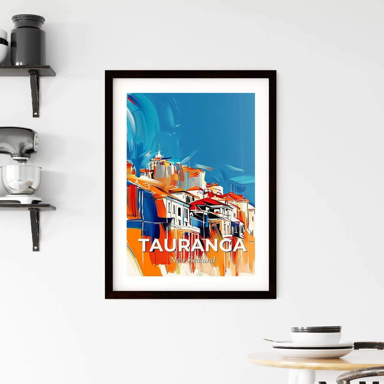 Vibrant Tauranga, New Zealand Framed Print