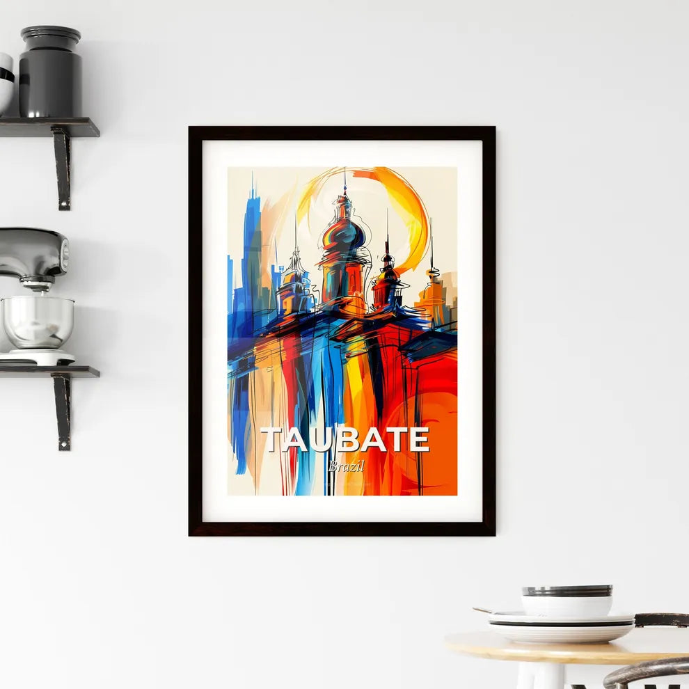 Vibrant Taubate, Brazil Framed Print