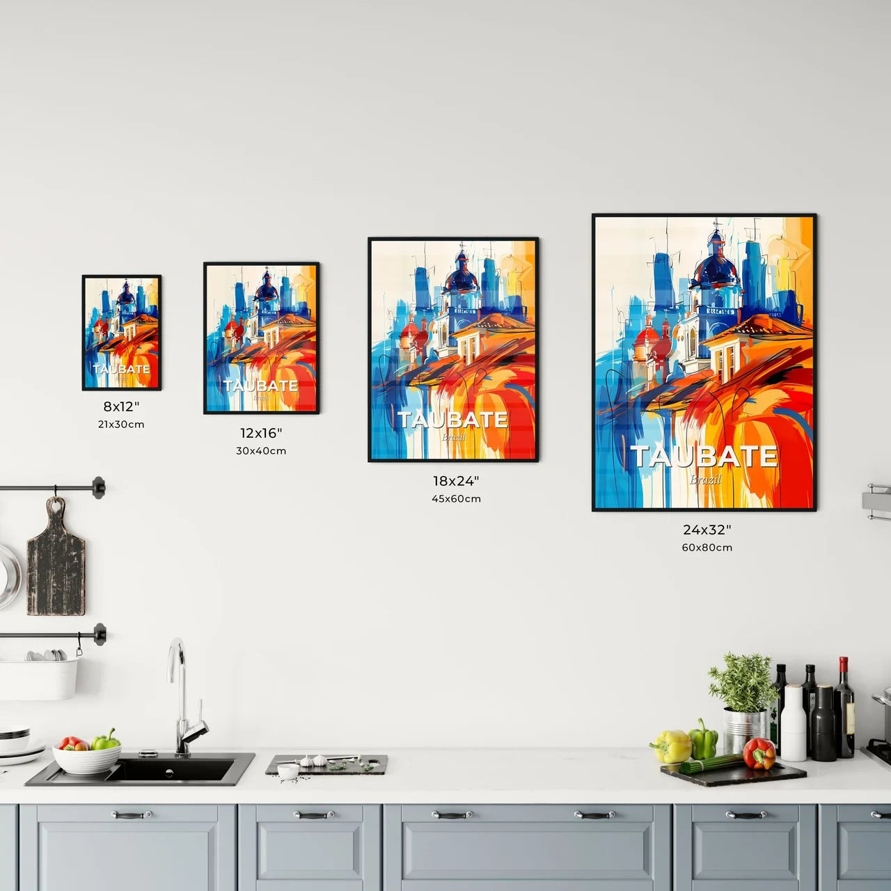 Vibrant Taubate, Brazil Kitchen Art