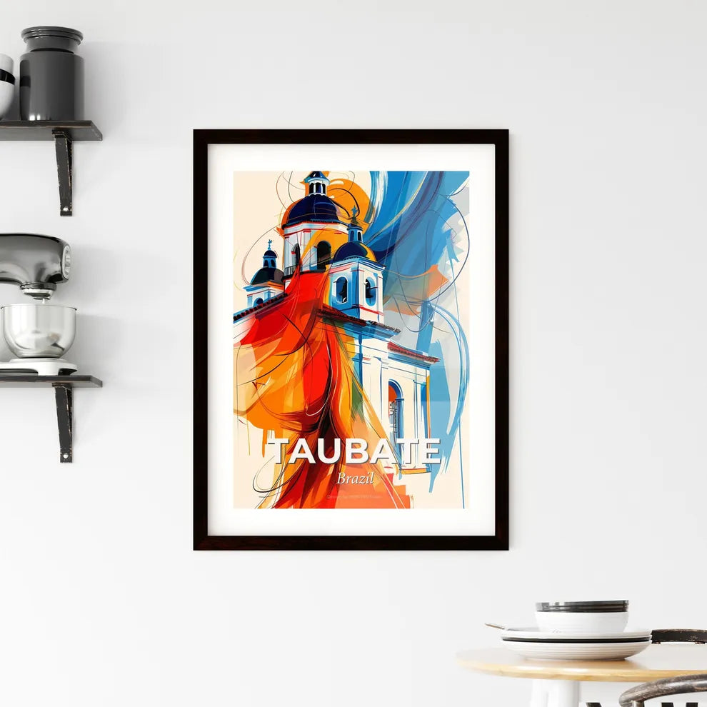 Vibrant Taubate, Brazil Framed Print