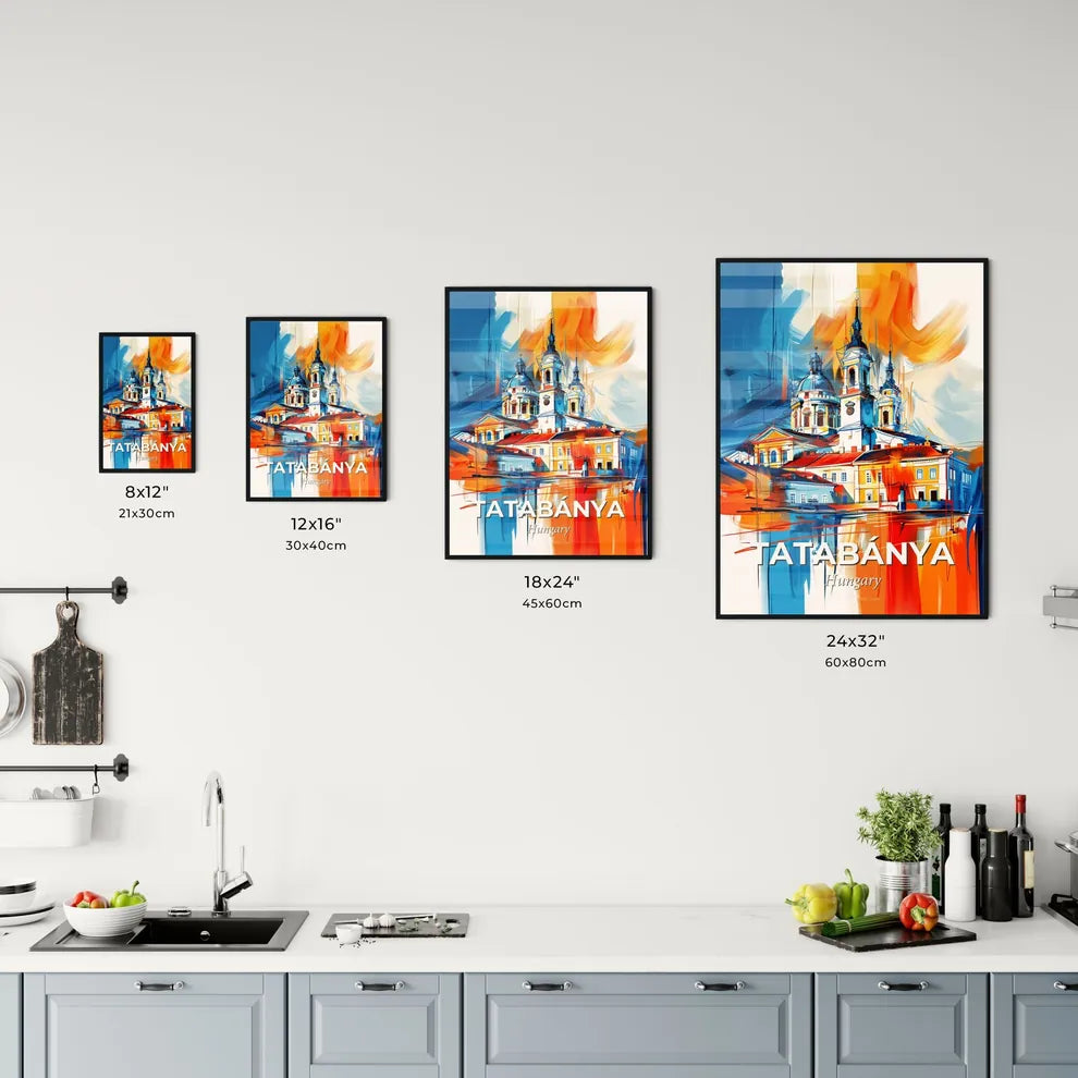 Vibrant Tatabánya, Hungary Kitchen Art