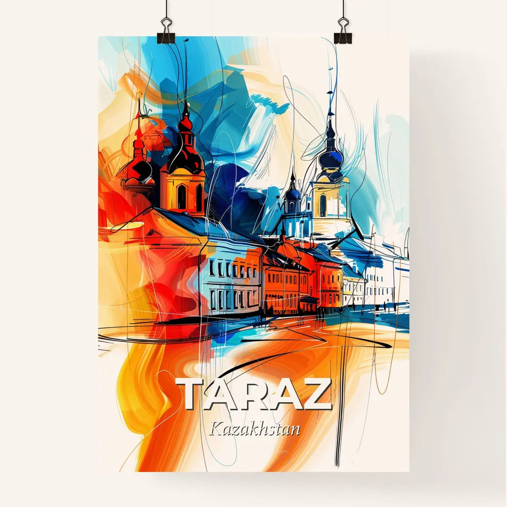 Vibrant Taraz, Kazakhstan Poster