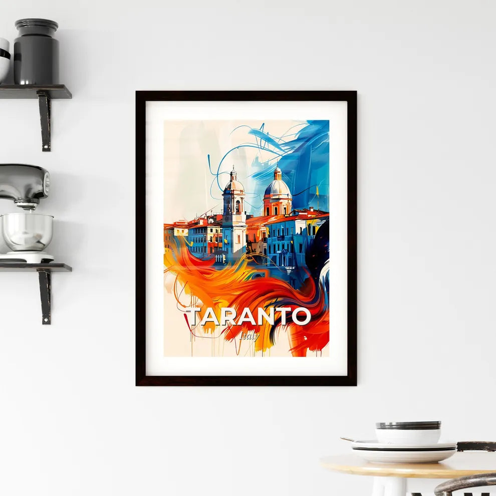 Vibrant Taranto , Italy Framed Print