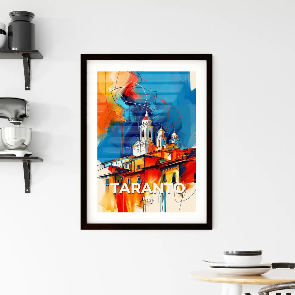 Vibrant Taranto , Italy Framed Print