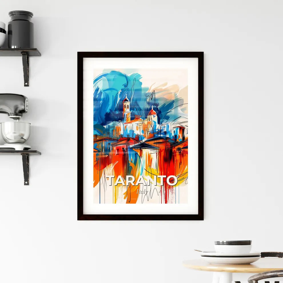 Vibrant Taranto , Italy Framed Print