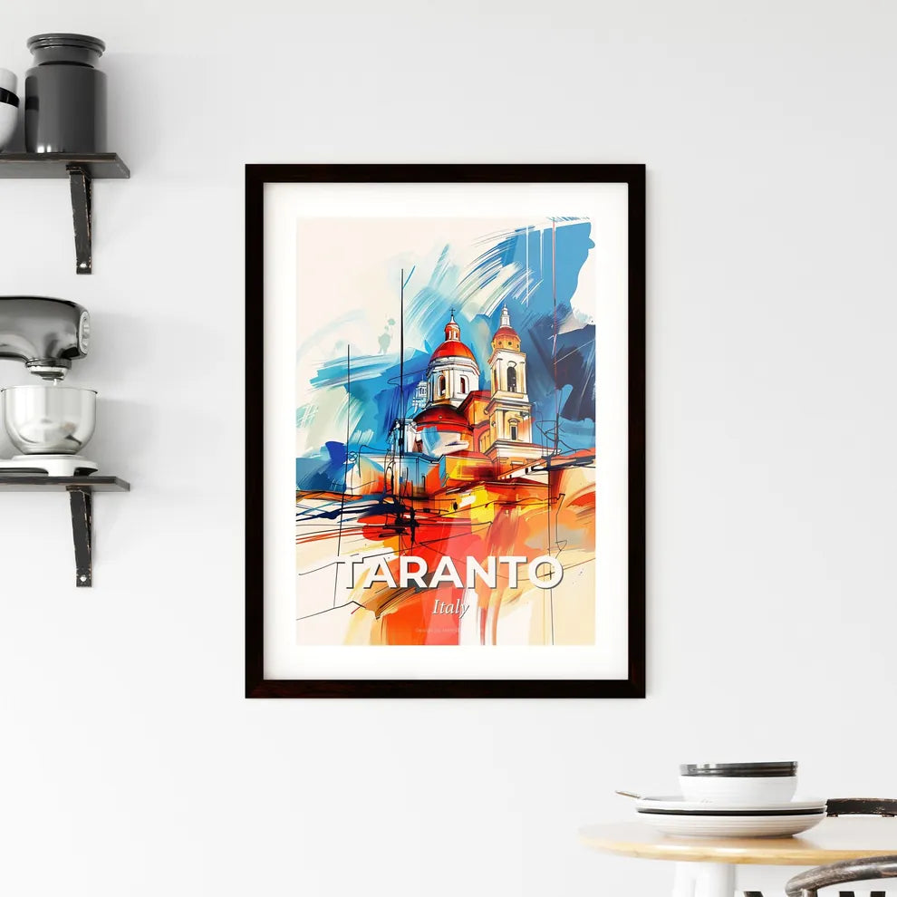 Vibrant Taranto , Italy Framed Print