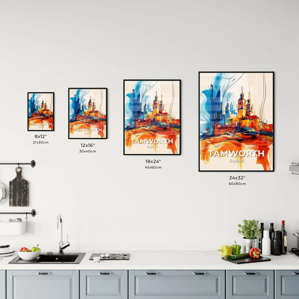 Vibrant Tamworth, England Kitchen Art