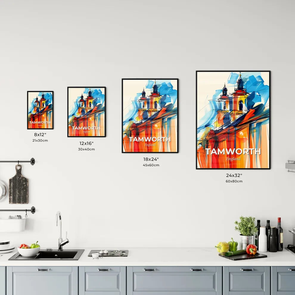 Vibrant Tamworth, England Kitchen Art