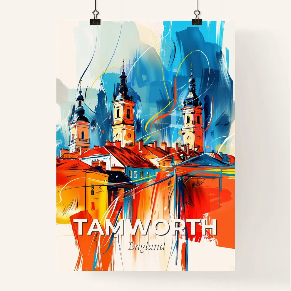 Vibrant Tamworth, England Poster