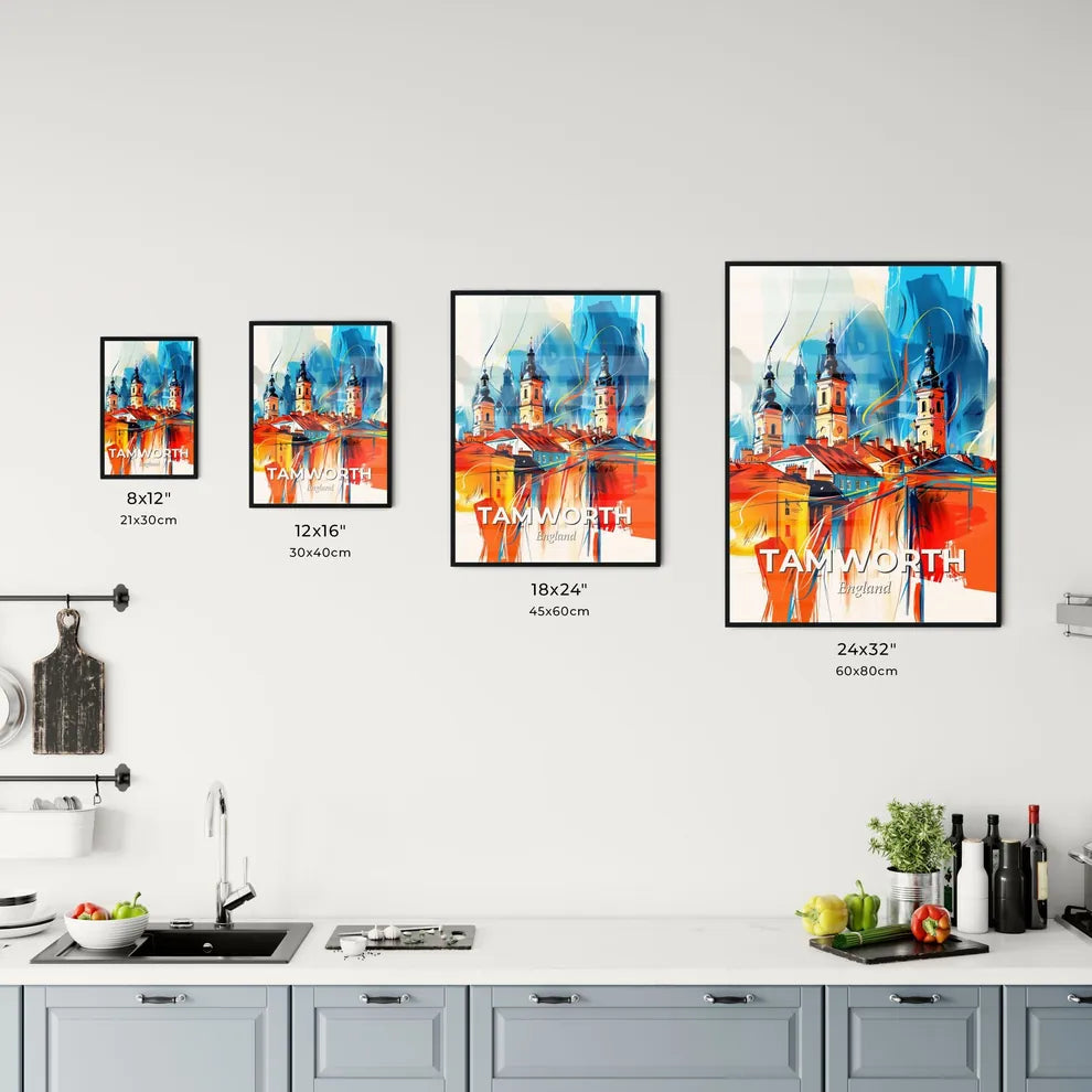 Vibrant Tamworth, England Kitchen Art