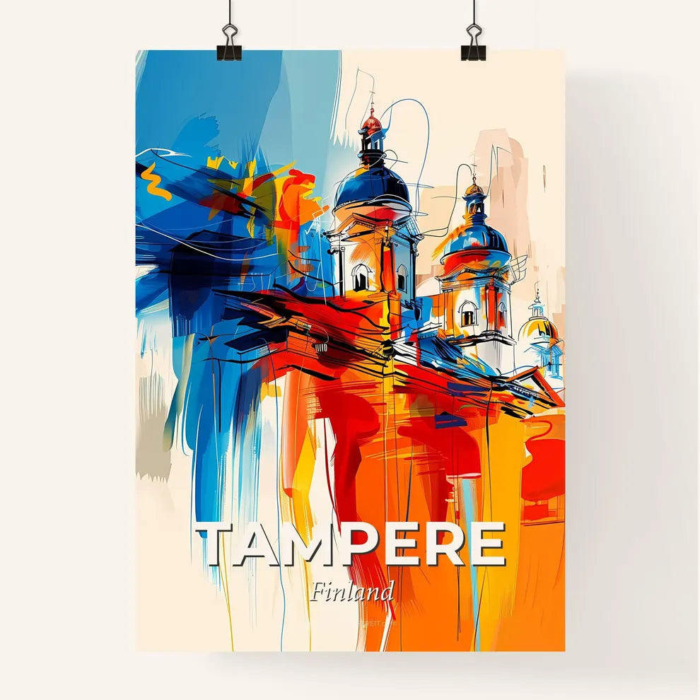 Vibrant Tampere, Finland Poster