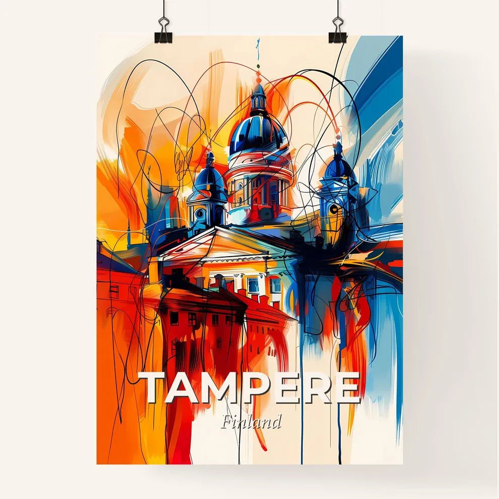 Vibrant Tampere, Finland Poster