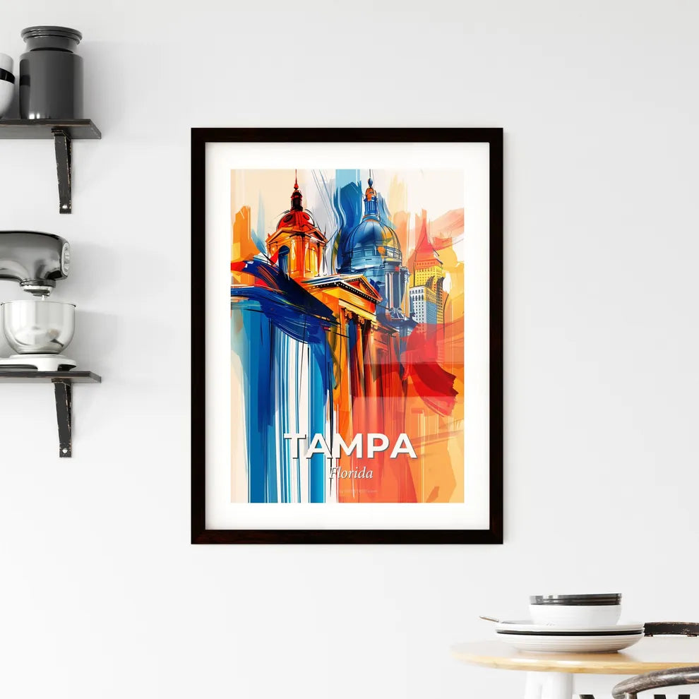 Vibrant Tampa, Florida Framed Print