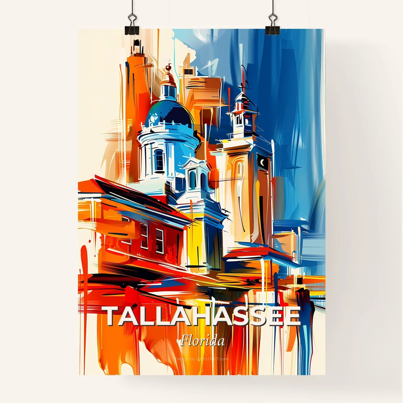 Vibrant Tallahassee, Florida Poster
