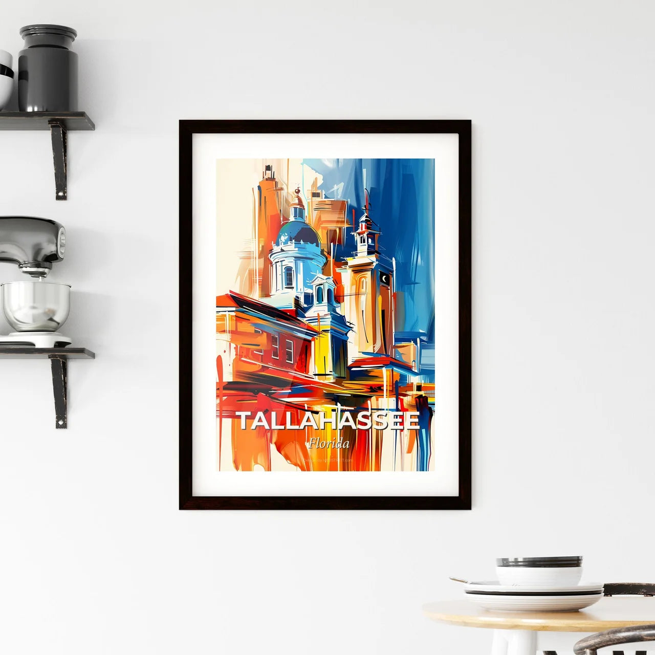 Vibrant Tallahassee, Florida Framed Print