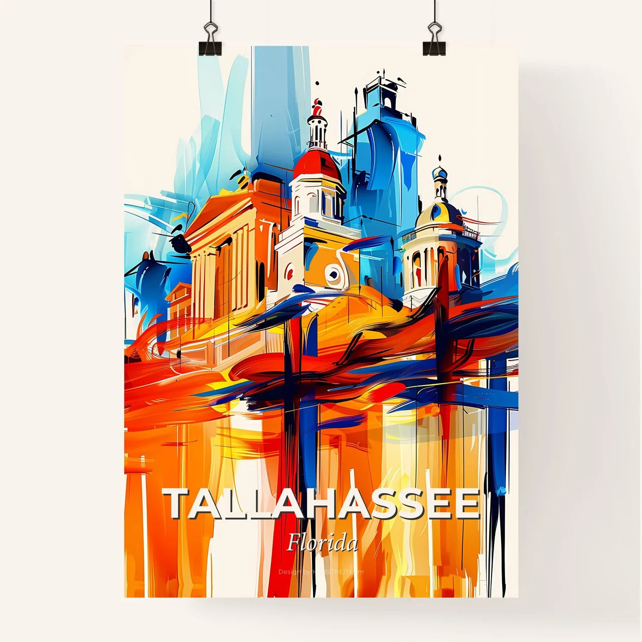 Vibrant Tallahassee, Florida Poster