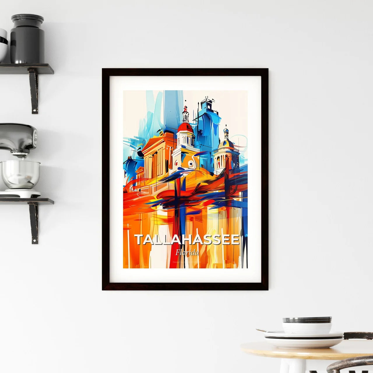 Vibrant Tallahassee, Florida Framed Print