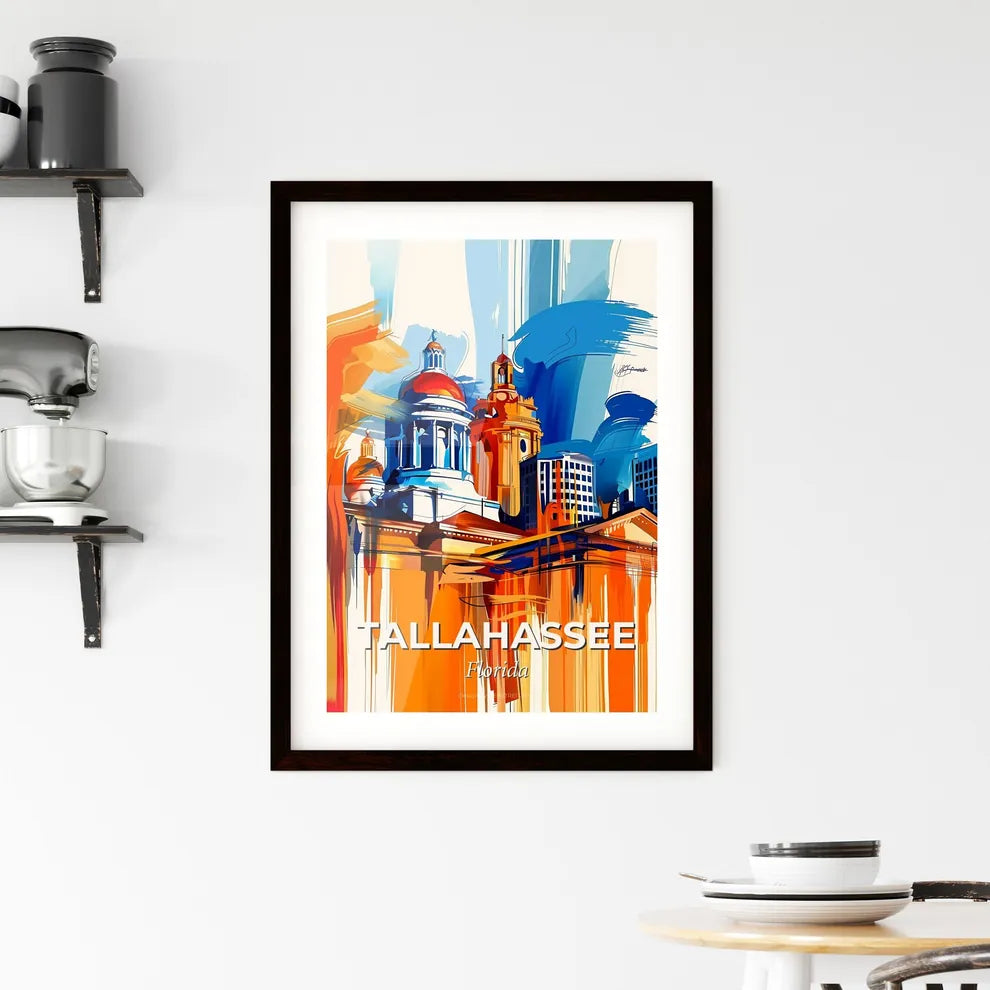 Vibrant Tallahassee, Florida Framed Print
