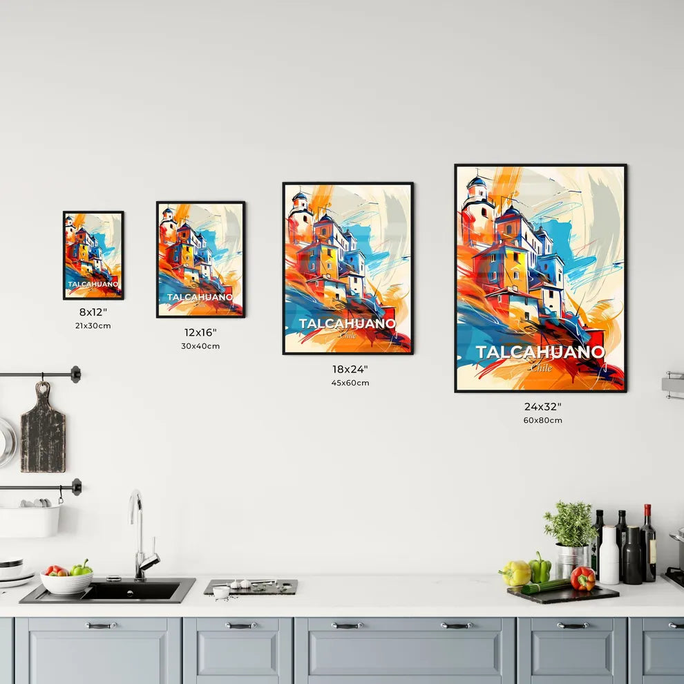 Vibrant Talcahuano, Chile Kitchen Art