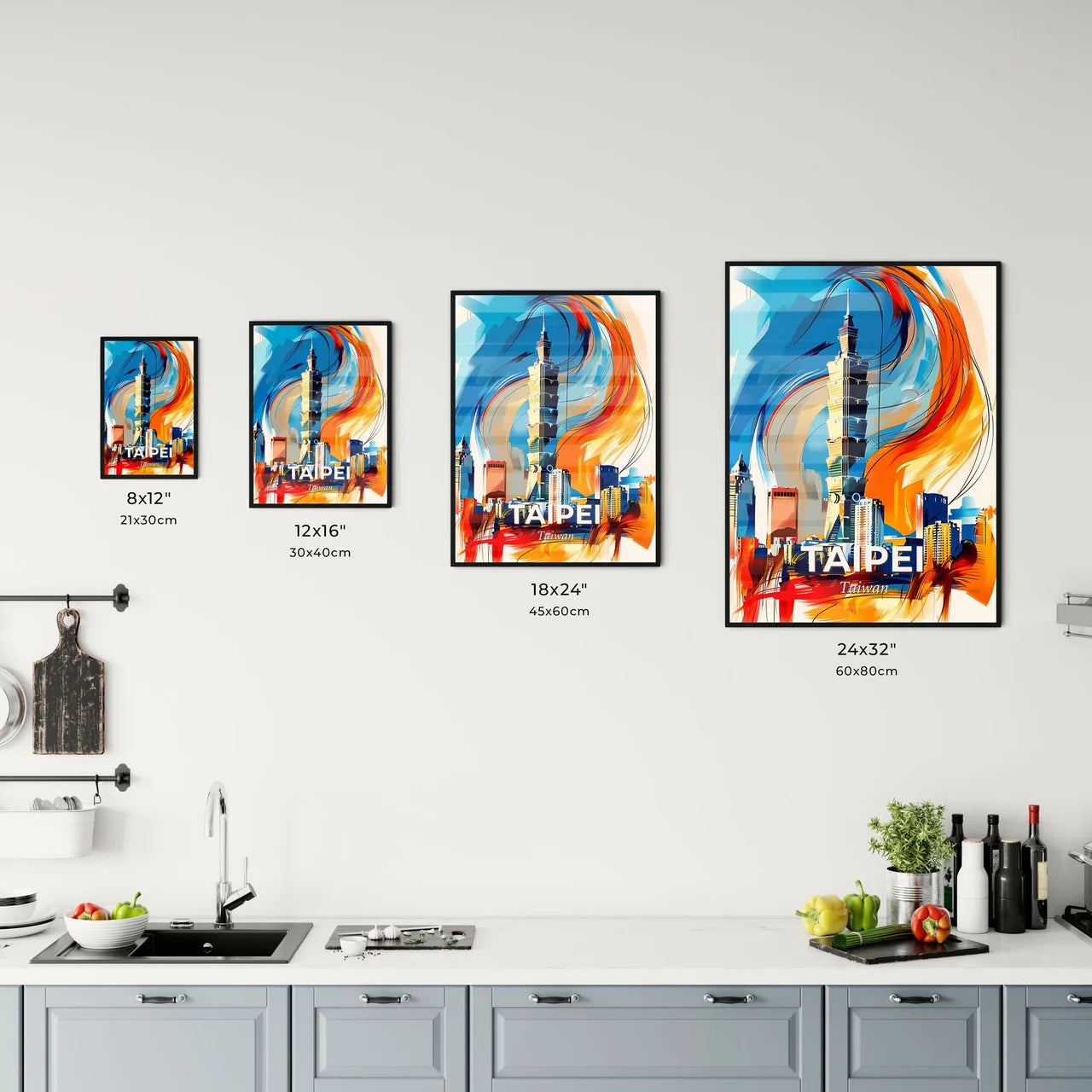 Vibrant Taipei, Taiwan Kitchen Art