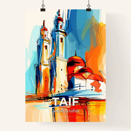Vibrant Taif, Saudi Arabia Poster