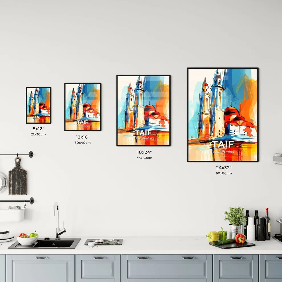 Vibrant Taif, Saudi Arabia Kitchen Art
