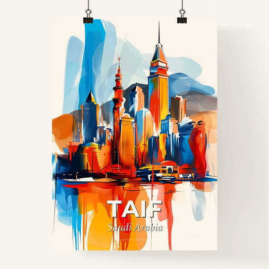 Vibrant Taif, Saudi Arabia Poster
