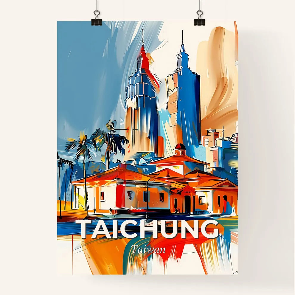 Vibrant Taichung, Taiwan Poster
